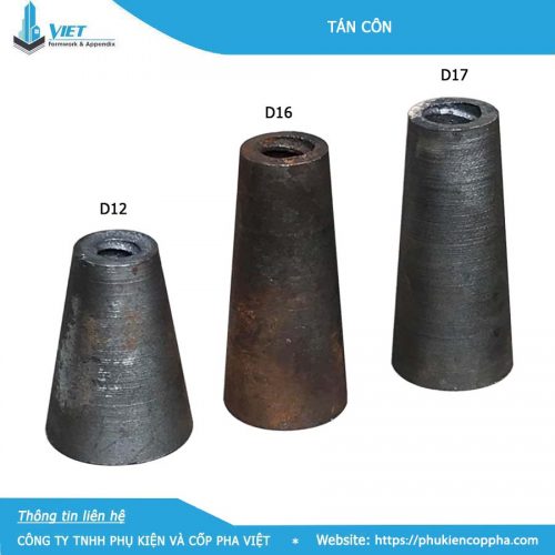 Côn chấm thấm D12-16-17 đen