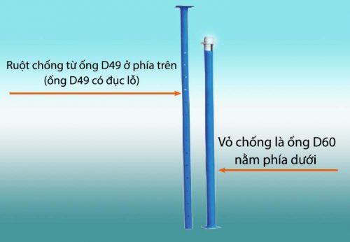 Ống thép cây chống