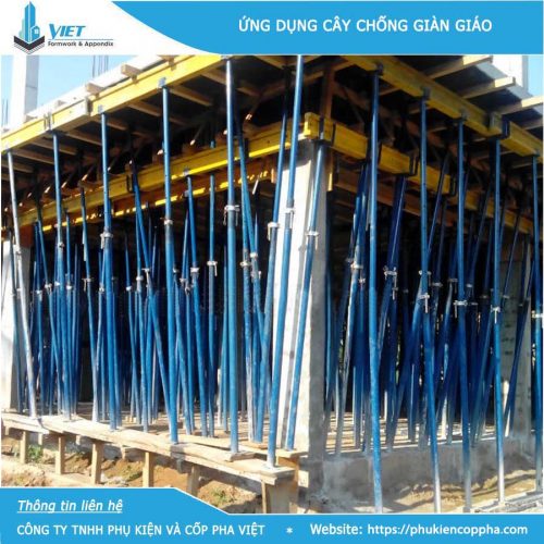 Ứng dụng cây chống và ống ren