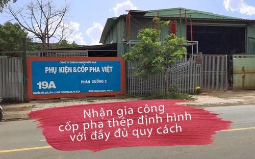 Địa điểm nhận thiết kế cốp pha thép các loại