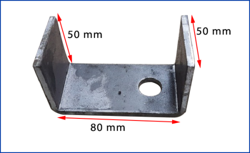 Kích thước U kẹp dầm