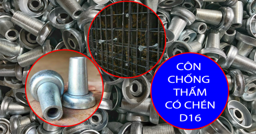 Côn thép D16 có chén